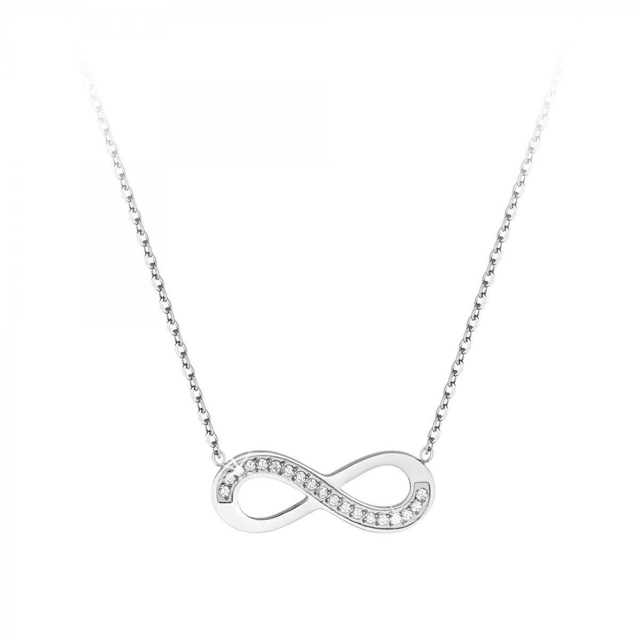 Voir la diapositive 1 : SC CRYSTAL Collier infini SC Crystal orné de Cristaux scintillants