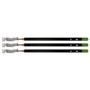 Voir la diapositive 3 : AUCHAN  Lot de 3 crayons graphite 4B