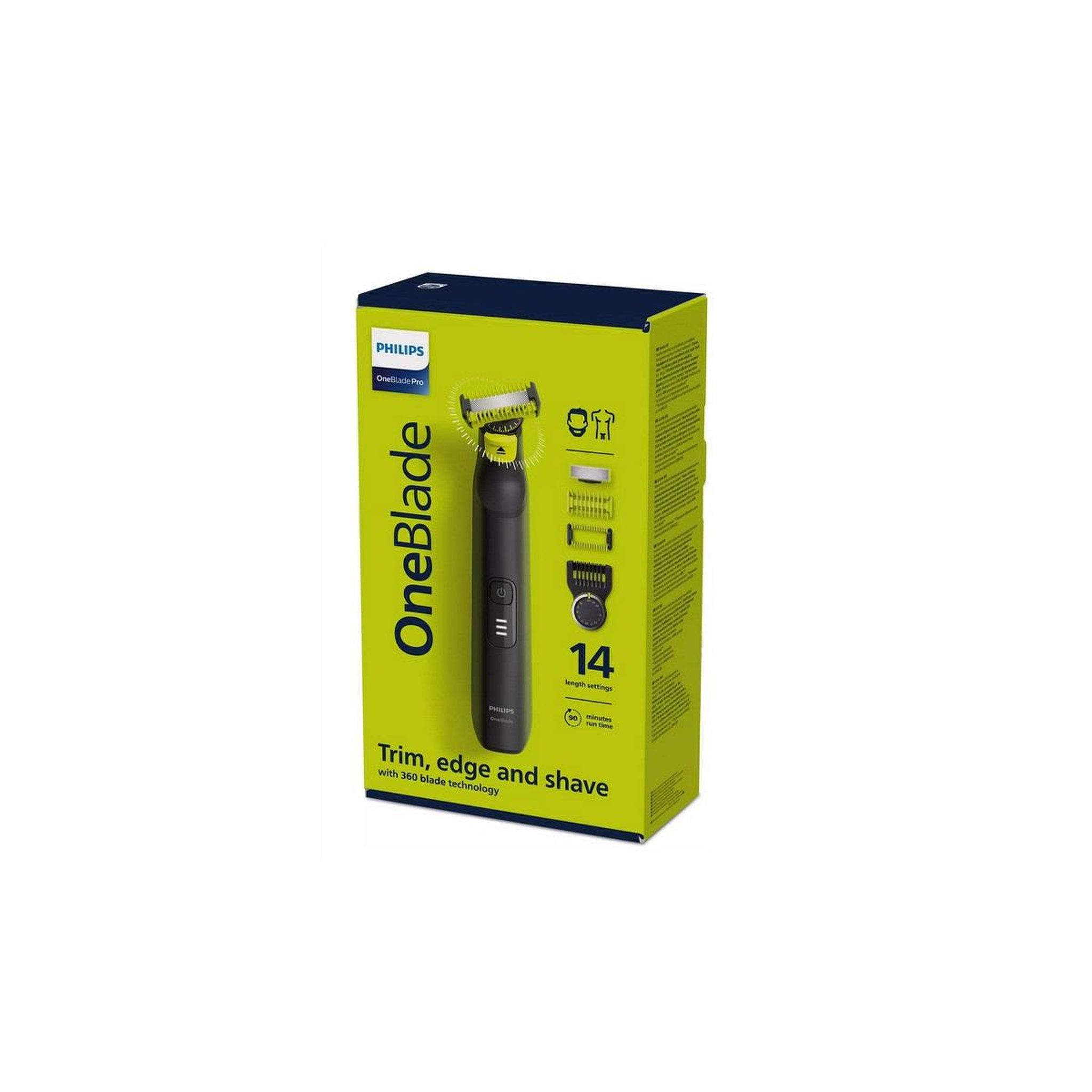 Voir la diapositive 6 : Philips Tondeuse multi-usages rechargeable - qp6541-15