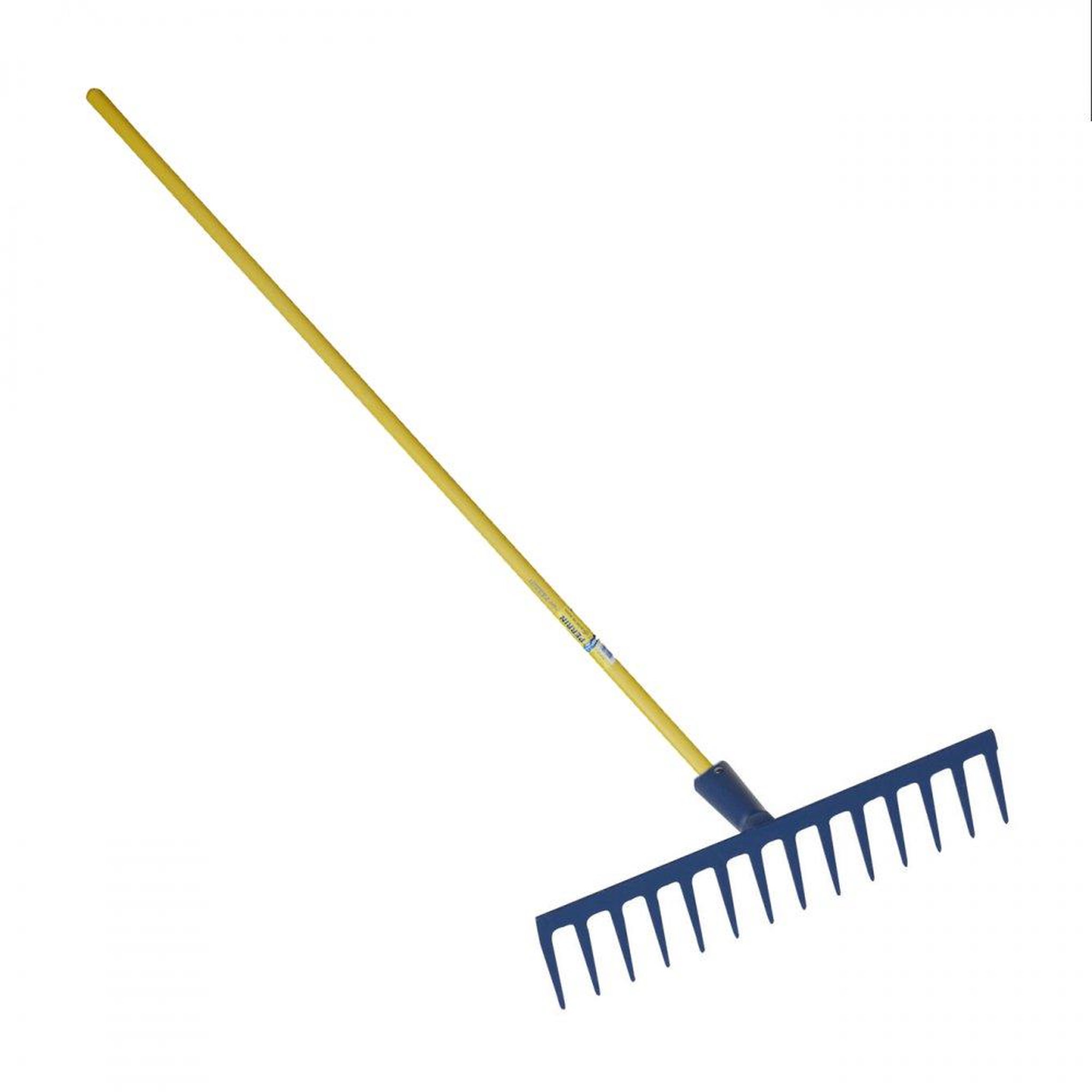 OUTILS PERRIN Râteau soudé 16 dents droites - manche fibre 1,50 m