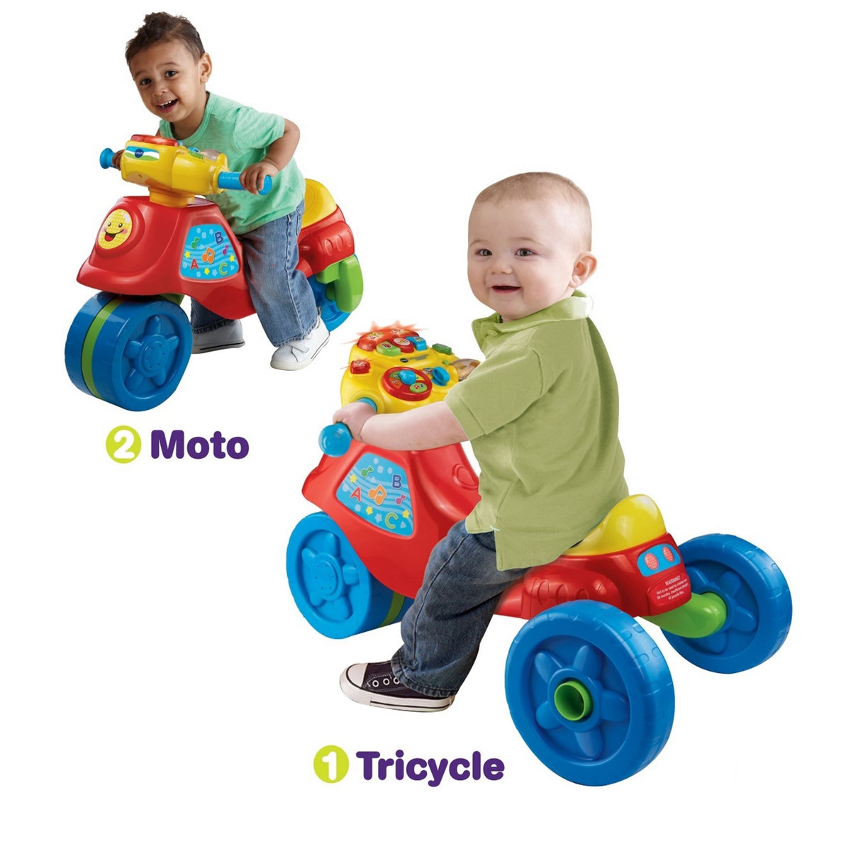 VTECH Cyclo-moto 2 en 1 - Tricycle