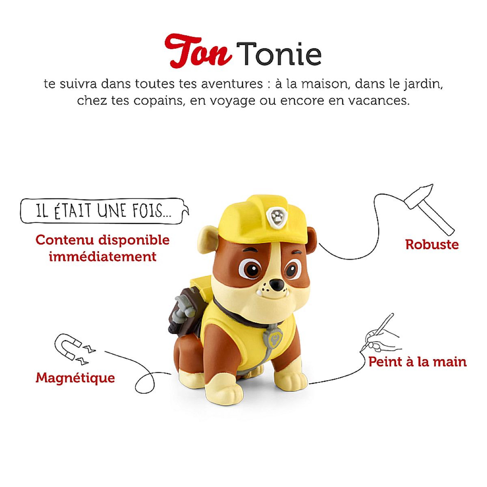 Voir la diapositive 5 : TONIES Figurine La Pat'Patrouille Ruben