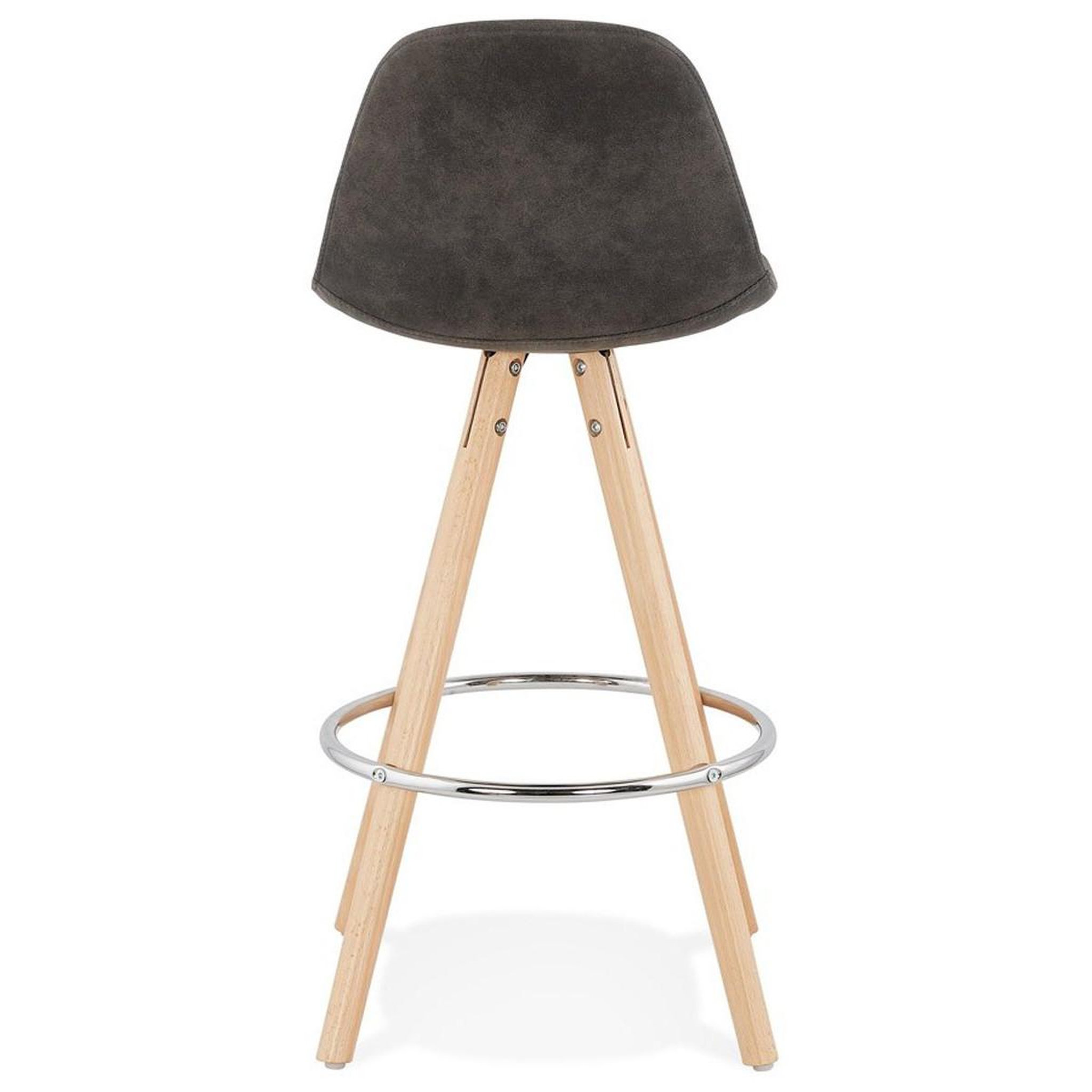Voir la diapositive 5 : Paris Prix Tabouret de bar scandinave  miro  87cm gris & naturel