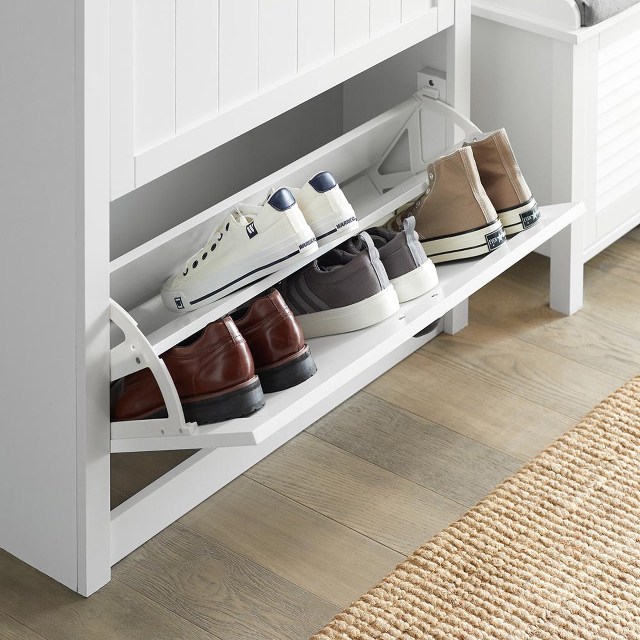 Voir la diapositive 6 : SOBUY SoBuy - Meuble À Chaussures 2 portes - Fonctionnel - FSR87