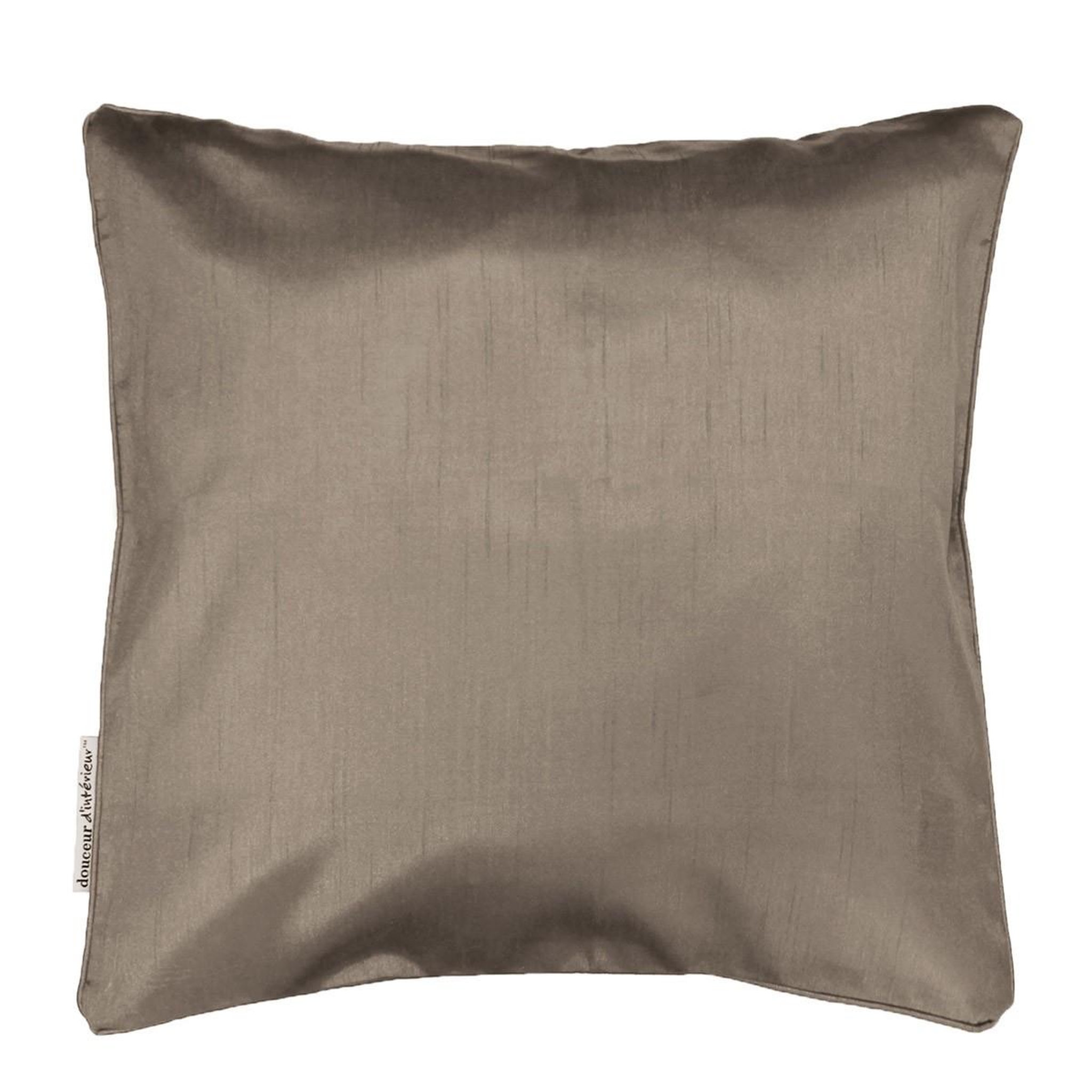 Voir la diapositive 1 : Douceur d'Intérieur Housse de coussin  shana  60x60cm noisette