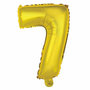Voir la diapositive 1 : Paris Prix Ballon Gonflable Métallisé  Chiffre 7  40cm Or