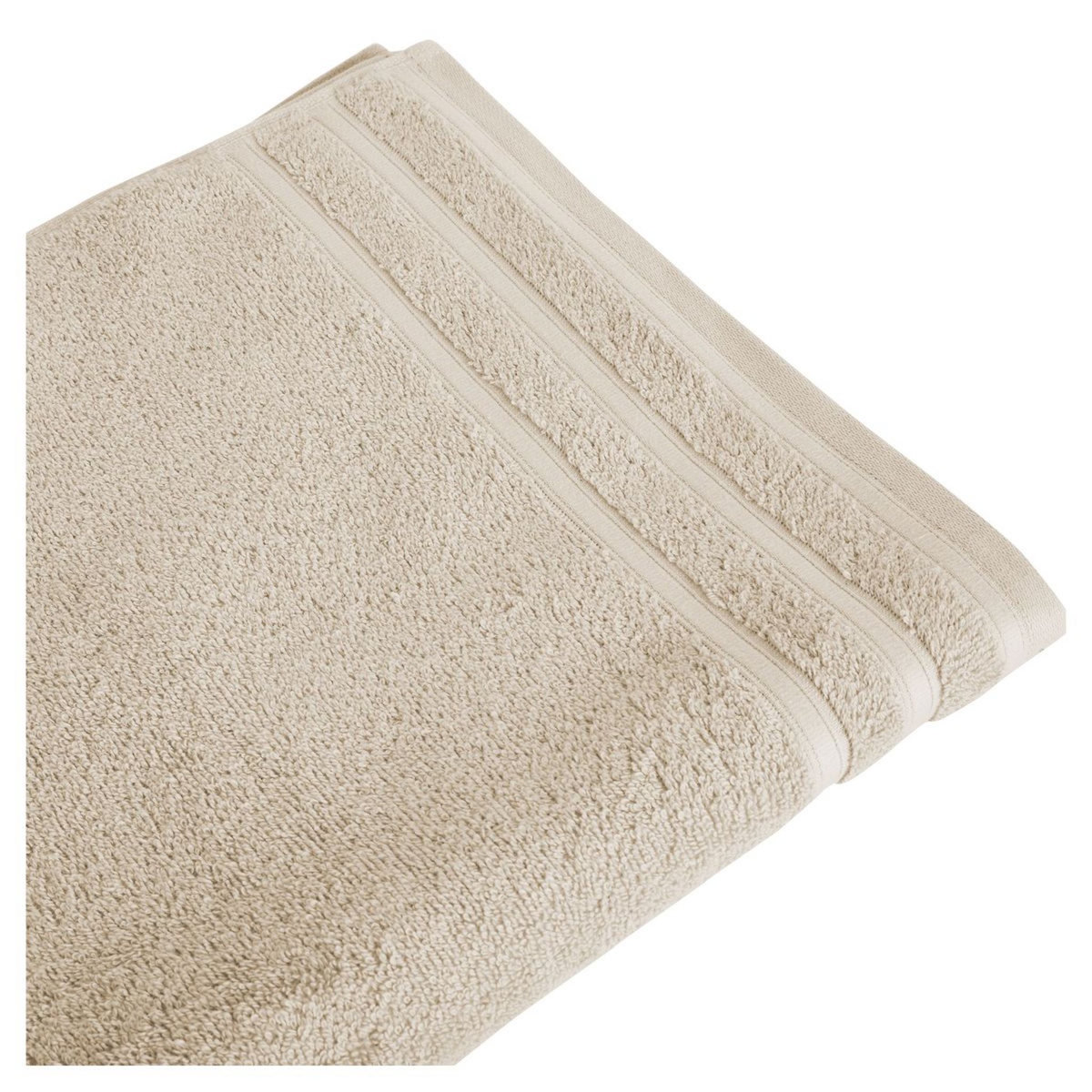 ACTUEL Drap de bain uni en coton bouclé 500 gr/m2