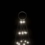 Voir la diapositive 6 : VIDAXL Sapin de Noël à LED sur mât de drapeau 200 LED blanc 180 cm