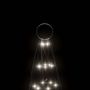 Voir la diapositive 6 : VIDAXL Sapin de Noël à LED sur mât de drapeau 200 LED blanc 180 cm