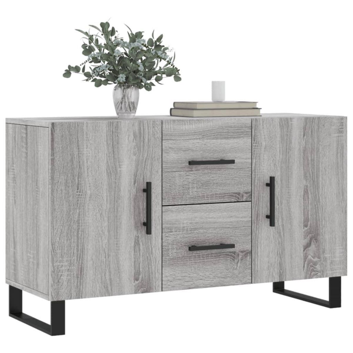 VIDAXL Buffet sonoma gris 100x36x60 cm bois d'ingenierie