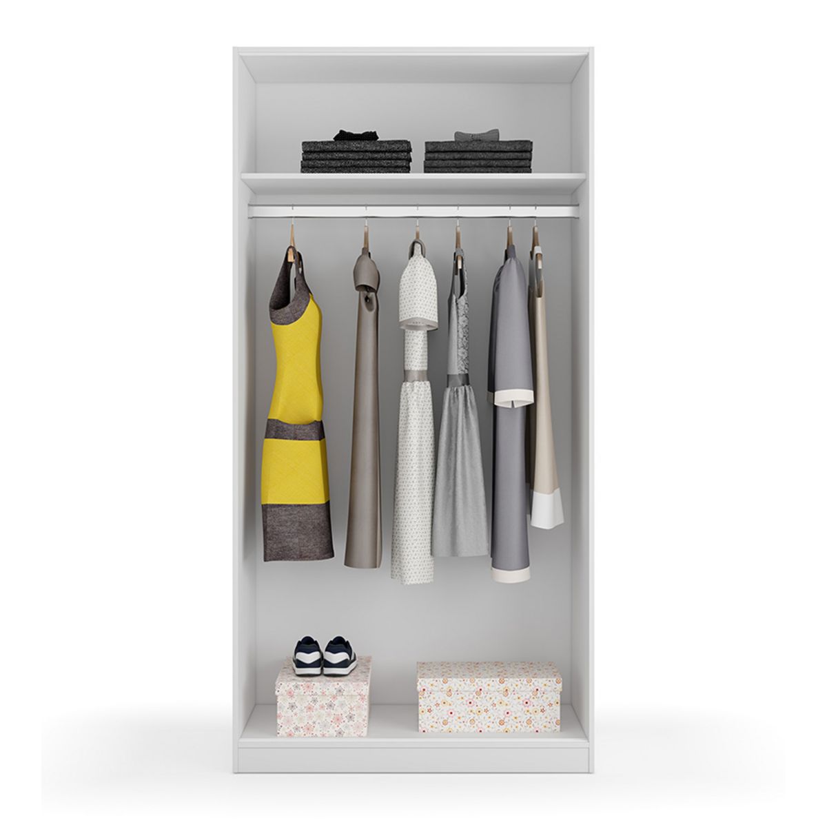 Armoire 2 Portes Coulissantes  L 100 x H 200cm 