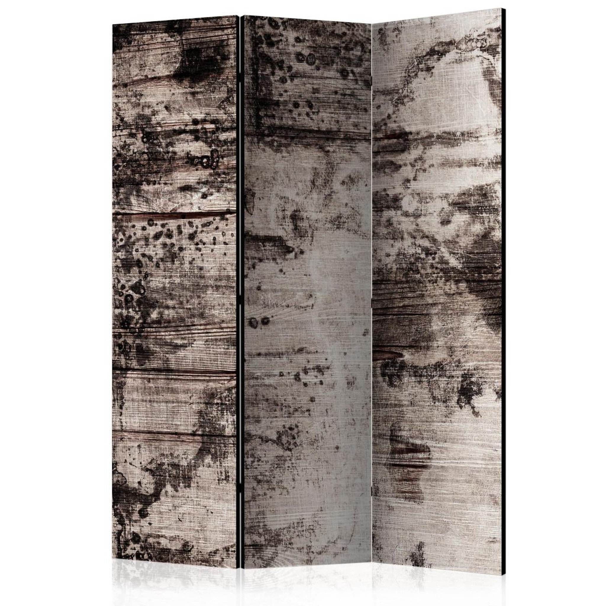 Paris Prix Paravent 3 volets  burnt wood  135x172cm