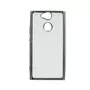 amahousse Coque Sony Xperia XA2 dos paillettes et bords argentés