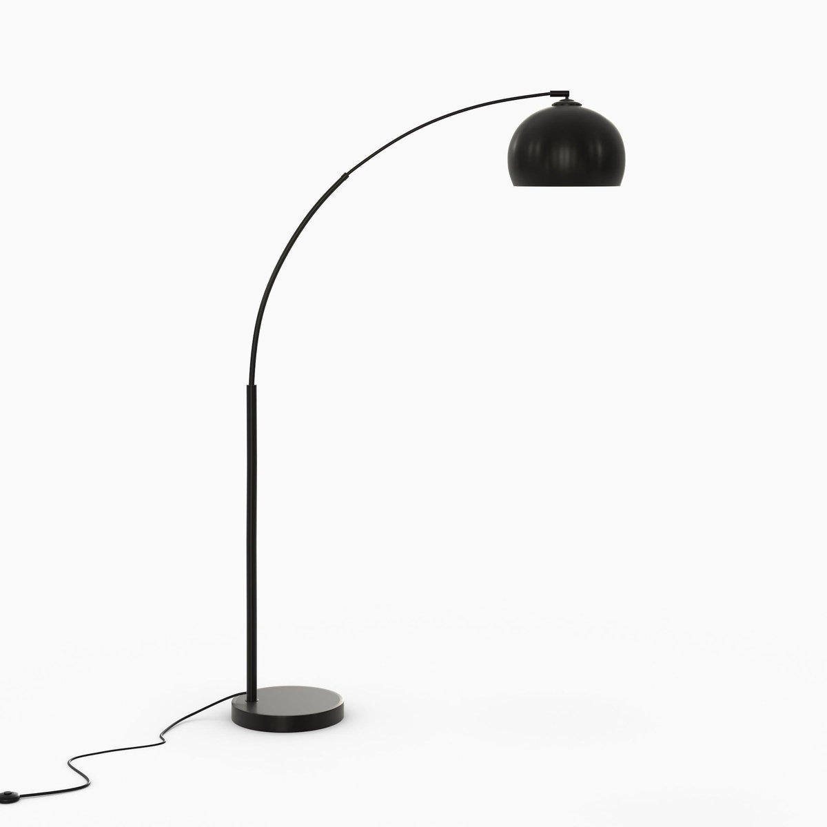 Rendez vous déco Lampadaire en métal couleur noir et laiton - Dinard