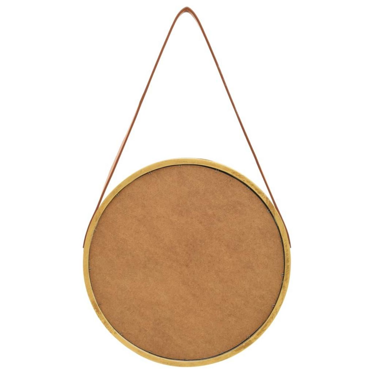 VIDAXL Miroir mural avec sangle 40 cm Dore