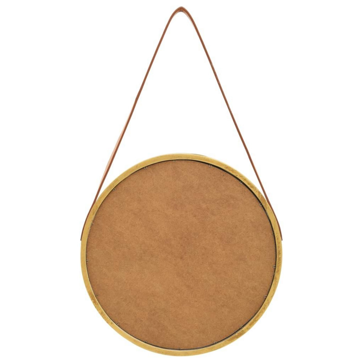 VIDAXL Miroir mural avec sangle 40 cm Dore