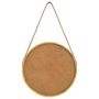 Voir la diapositive 5 : VIDAXL Miroir mural avec sangle 40 cm Dore
