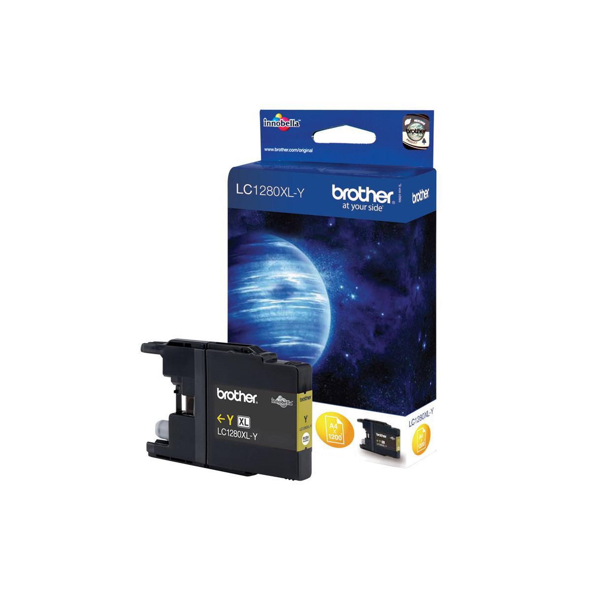 Voir la diapositive 2 : Brother Brother LC1280XL-Y Cartouche dencre Jaune