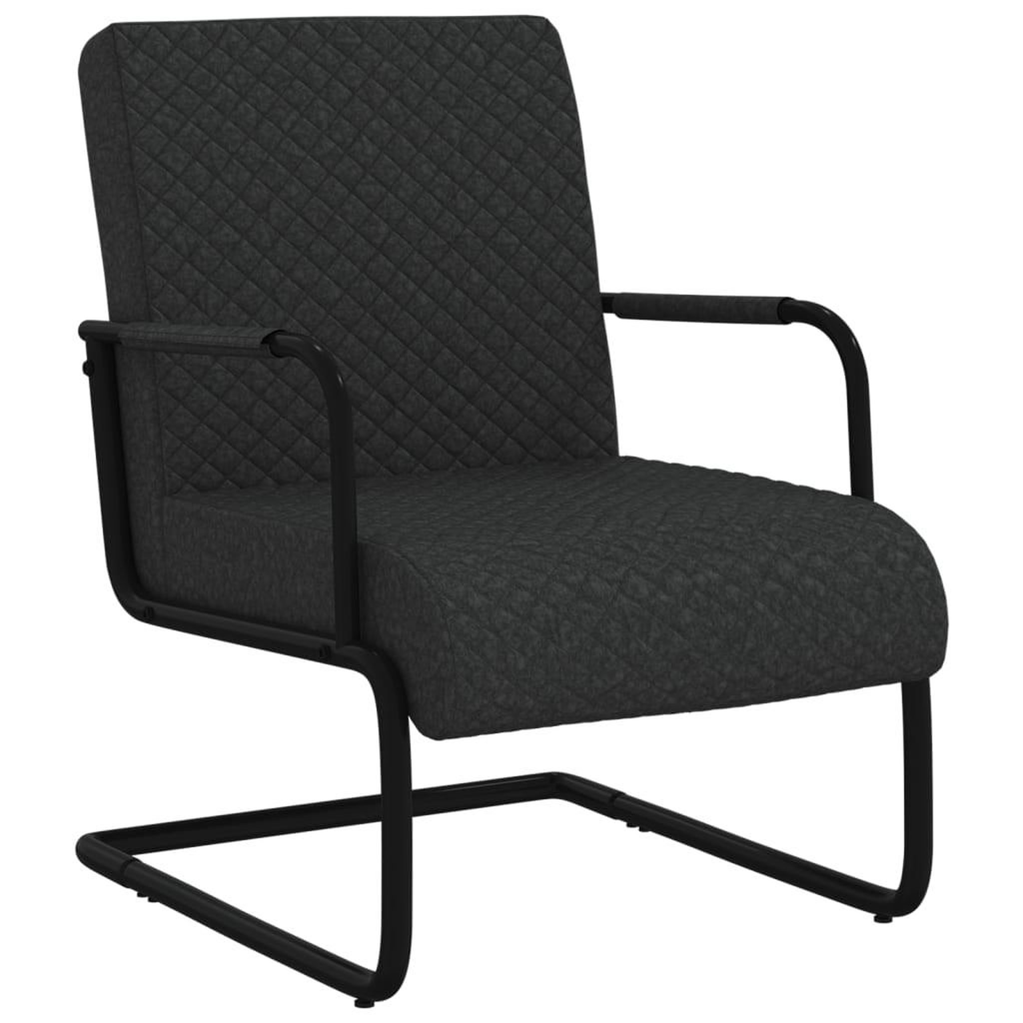 Voir la diapositive 1 : VIDAXL Chaise cantilever Noir Similicuir