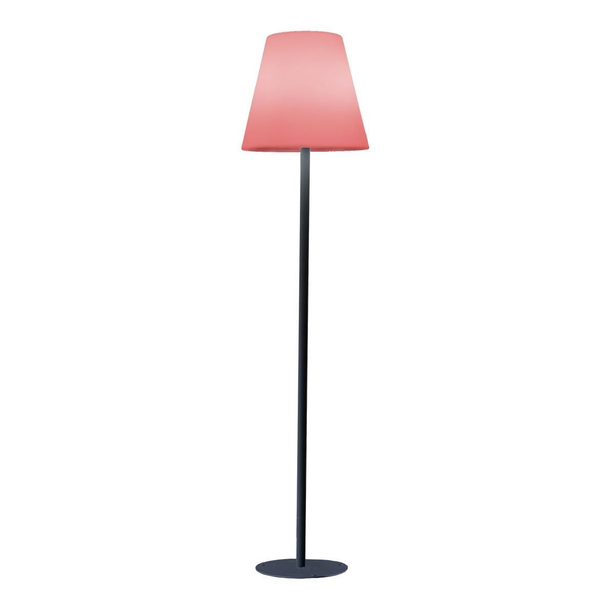 Lumisky Lampadaire extérieur sans fil STANDY Blanc Polypropylène H150CM