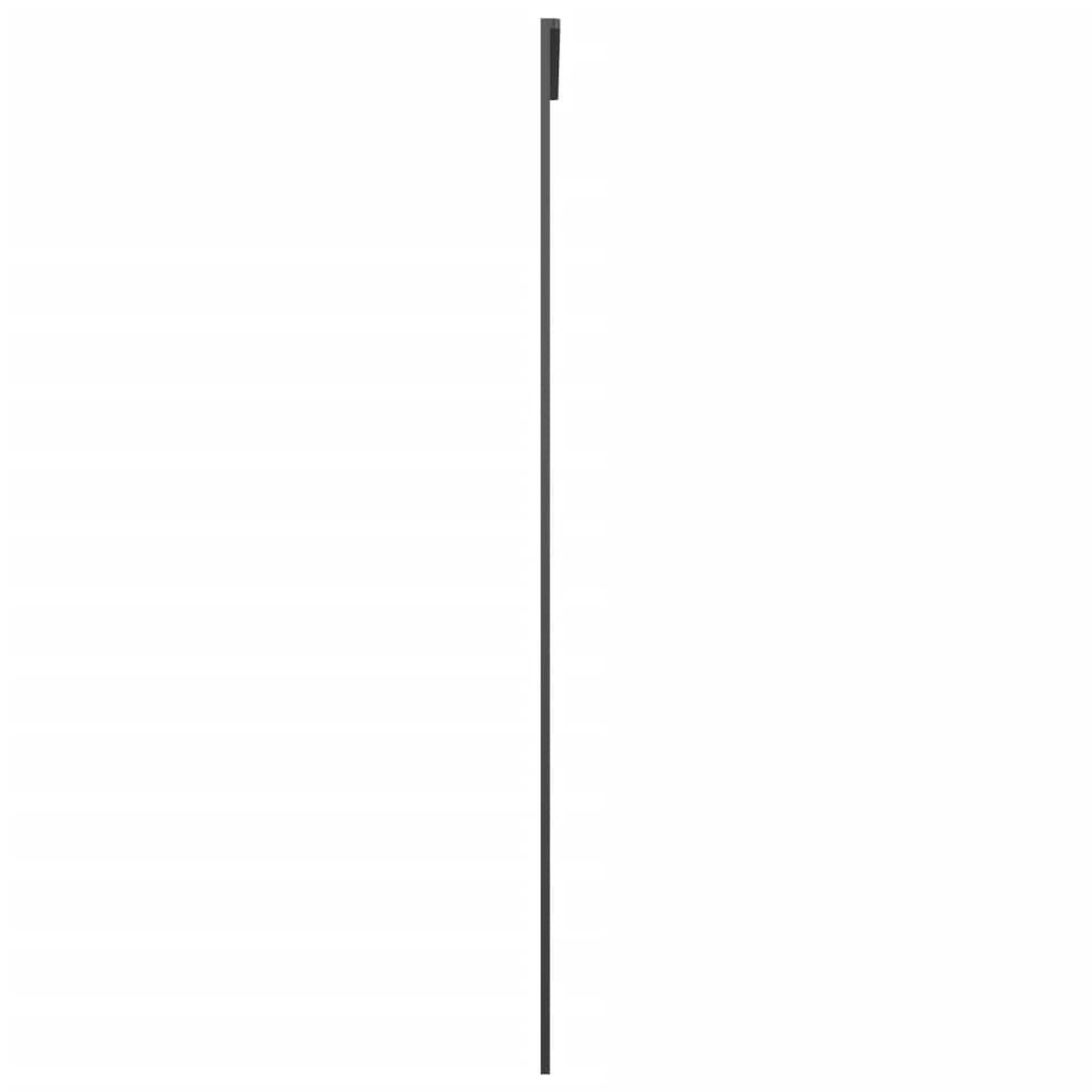 Voir la diapositive 4 : VIDAXL Porte coulissante Aluminium et verre ESG 76x205 cm Noir