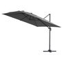 Voir la diapositive 2 : Habitat et Jardin Parasol jardin déporté  Sun 3  - 3 x 3 m - Gris