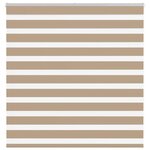 VIDAXL Store zebre marron sable largeur du tissu 140,9cm polyester