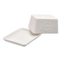 Voir la diapositive 2 : FIVE Beurrier en Céramique  Monty  15cm Blanc