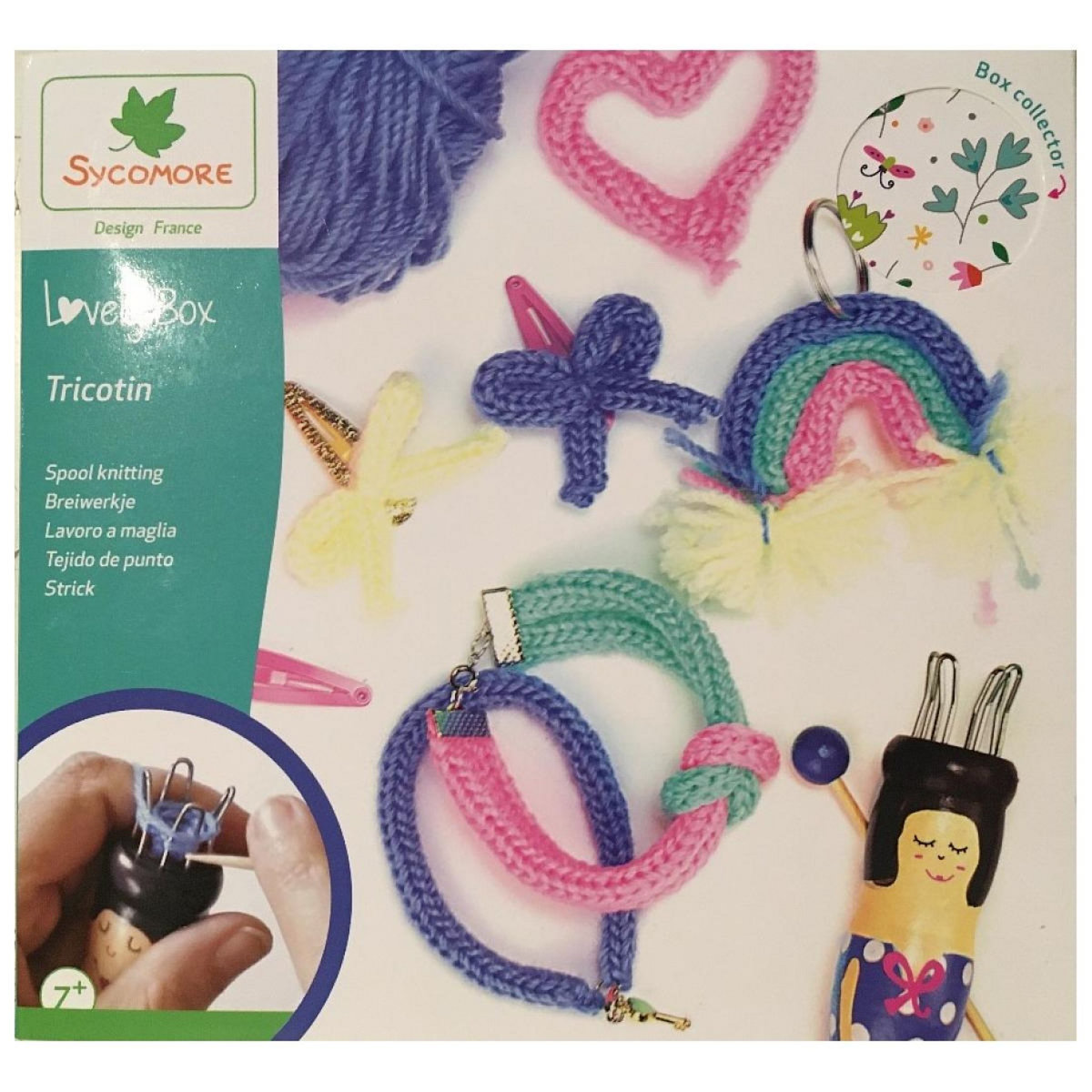 Au Sycomore Lovely Box PM Tricotin Coffret couture