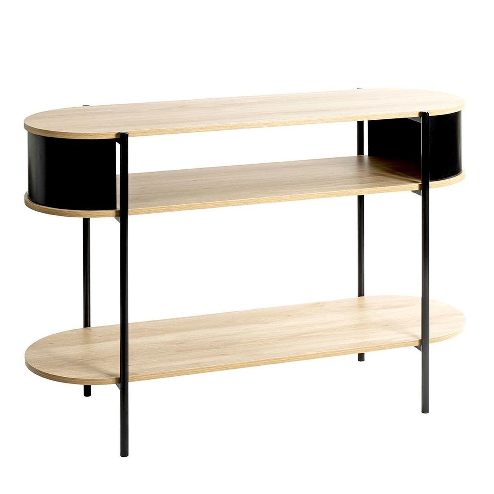 Paris Prix Console design  morphee  110cm naturel & noir
