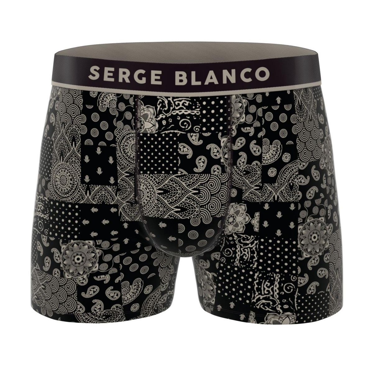 SERGE BLANCO Lot de 3 boxers homme Sublimation