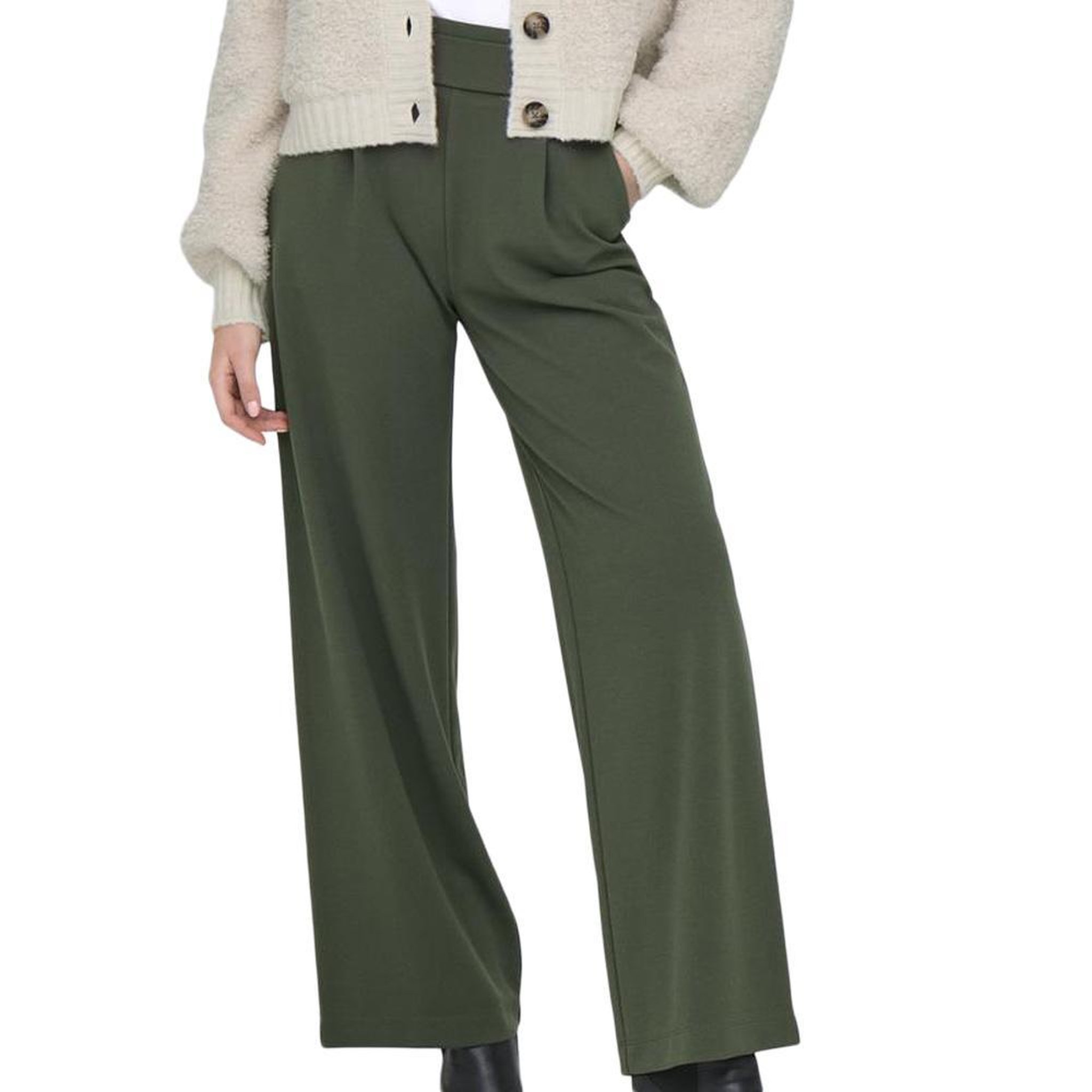 Voir la diapositive 1 : JACQUELINE DE YONG Pantalon kaki femme jdy geggo 15208430