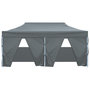 Voir la diapositive 3 : VIDAXL Tente de reception pliable avec 4 parois 3x6 m Acier Anthracite