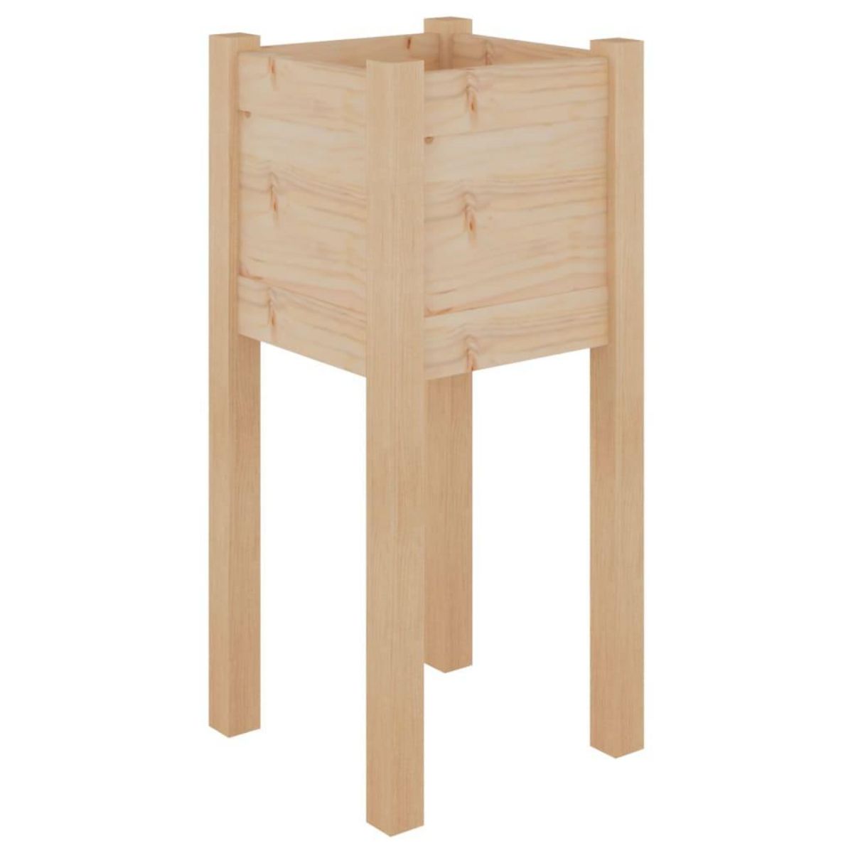 VIDAXL Jardiniere d'exterieur 31x31x70 cm bois de pin massif