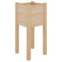 Voir la diapositive 2 : VIDAXL Jardiniere d'exterieur 31x31x70 cm bois de pin massif