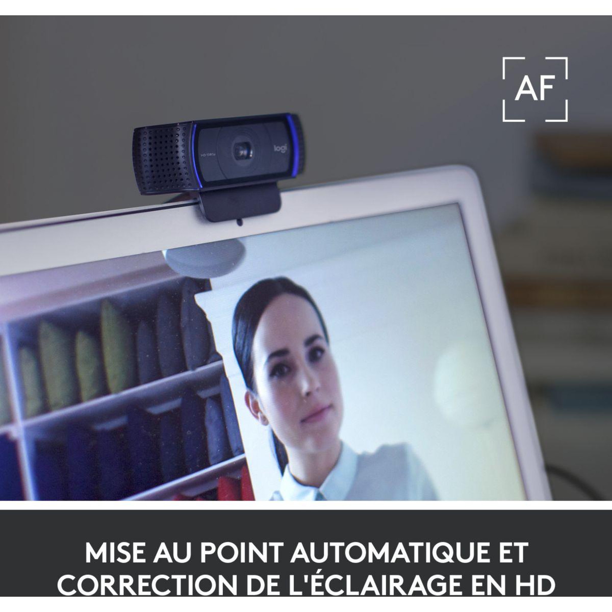 Voir la diapositive 4 : Logitech Logitech C920S HD Pro webcam 1920 x 1080 pixels USB Noir