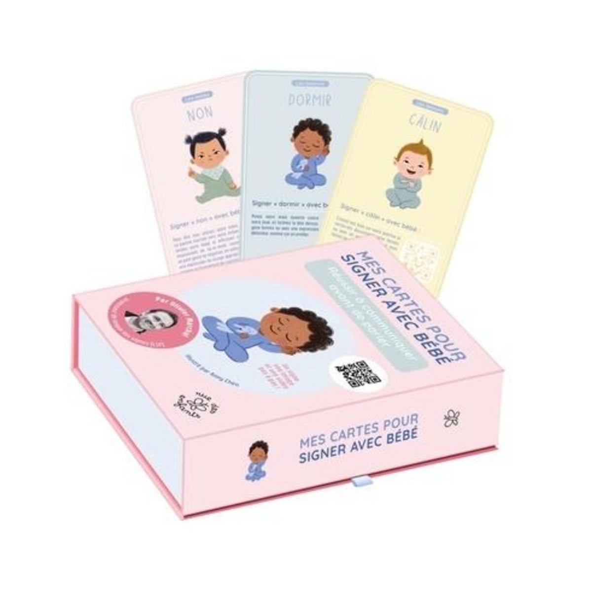 MES CARTES POUR SIGNER AVEC BEBE. UN SIGNE, UNE IMAGE ET UNE VIDEO PAS-A-PAS, Marchal Olivier