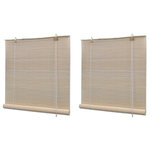 VIDAXL Stores a rouleau Bambou naturel 2 pcs 120x160 cm
