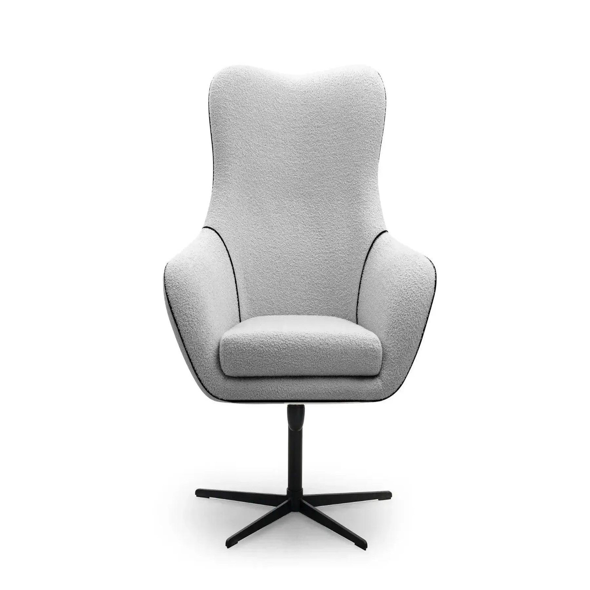 Voir la diapositive 1 : CASANOVA PARIS Zoe - fauteuil en tissu chiné