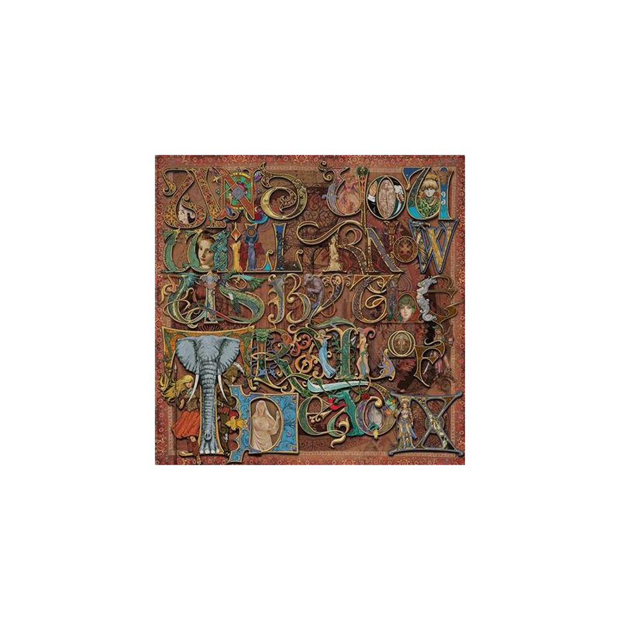Vinyle bleu marbré ix