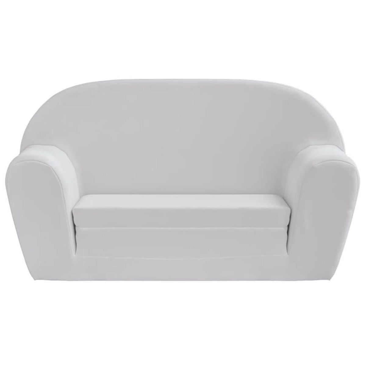 VIDAXL Chaise longue pliable pour enfants gris clair