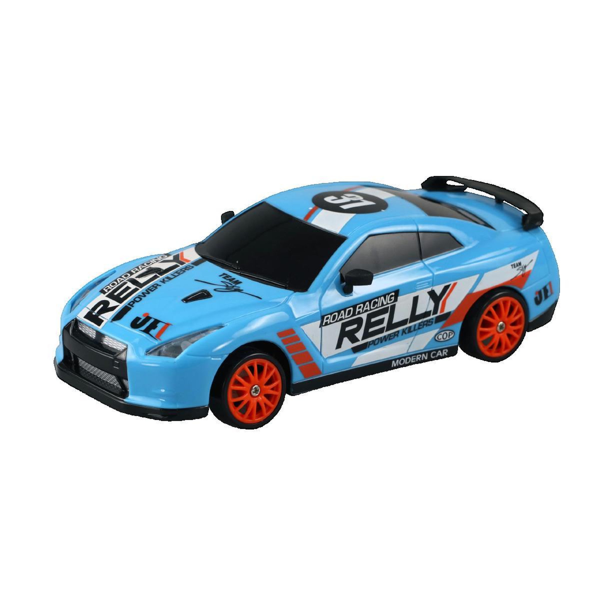 Voir la diapositive 2 : AM Voiture radiocommandée Amewi Drift bleu et noir