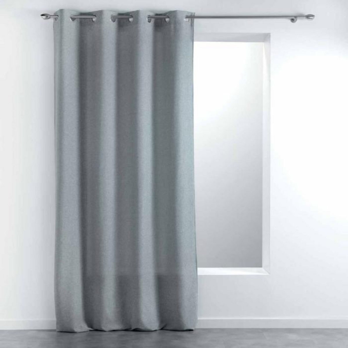 Paris Prix Rideau à Œillets  Meliane  140x280cm Gris