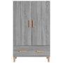 Voir la diapositive 3 : VIDAXL Buffet Sonoma gris 70x31x115 cm Bois d'ingenierie