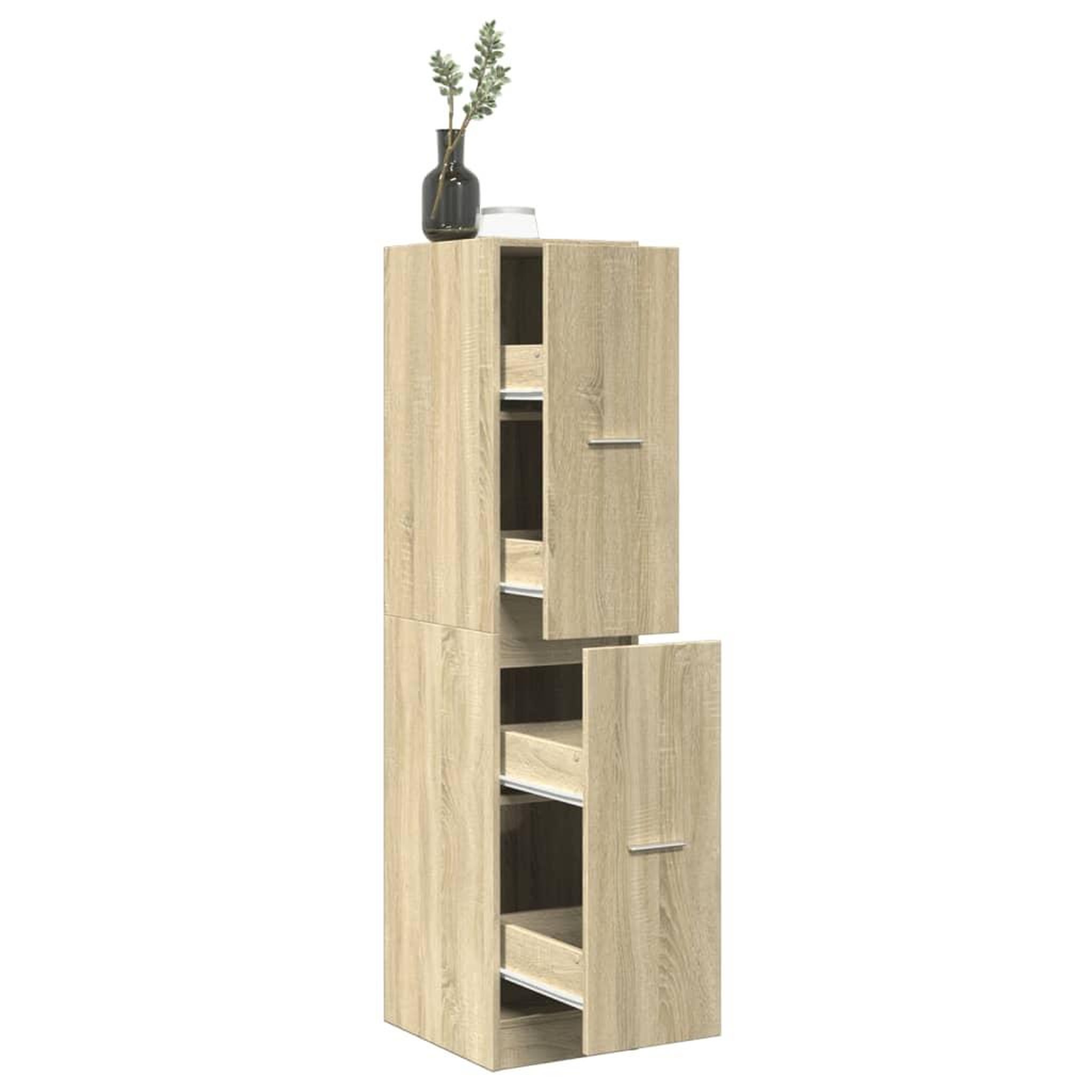 VIDAXL Armoire d'apothicaire chene sonoma bois d'ingenierie