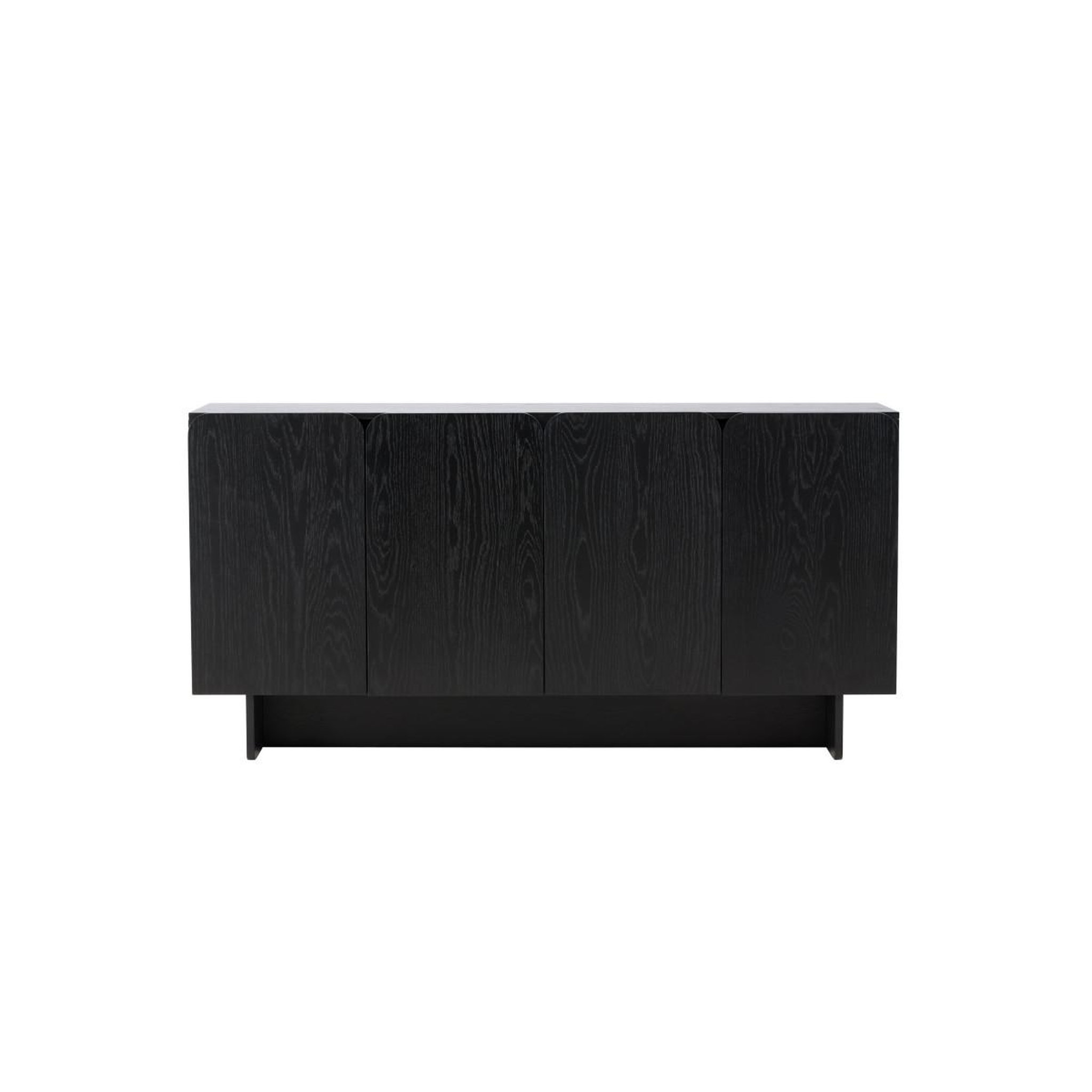 Voir la diapositive 2 : Paris Prix Buffet design 4 portes  tyreso  160cm noir