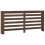 Voir la diapositive 2 : VIDAXL Cache-radiateur chene marron 175x20x82 cm bois d'ingenierie