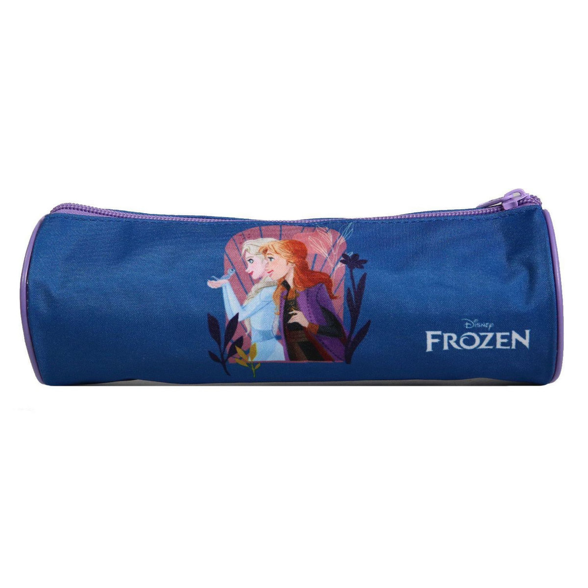 Bagtrotter BAGTROTTER Trousse scolaire ronde Disney La Reine des Neiges Frozen Bleue