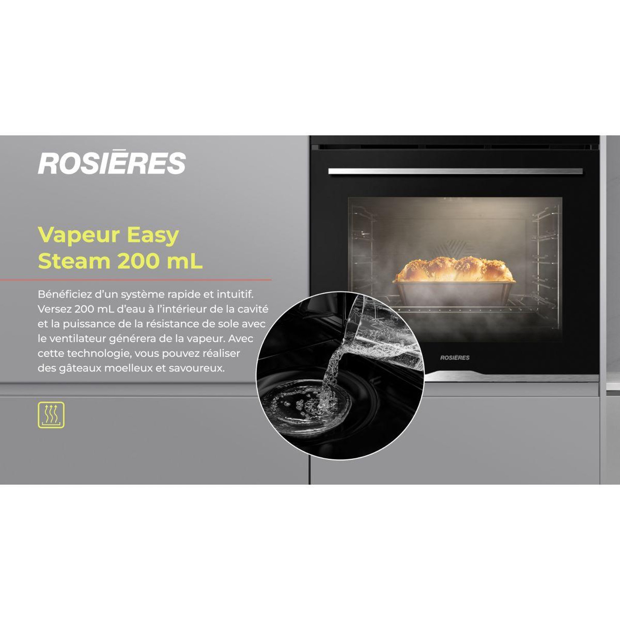 Voir la diapositive 3 : Rosieres Four encastrable fc3o5871pn
