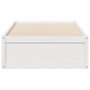 Voir la diapositive 4 : VIDAXL Cadre de lit sans matelas blanc 90x190 cm bois de pin massif